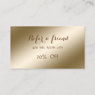 Élégant, Élégant, Carte de recommandation brillant