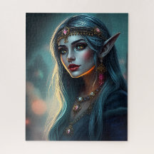 Élégant Elf Portrait Jigsaw Puzzle