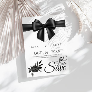 Élégant Enregistrer la carte d'annonce de date