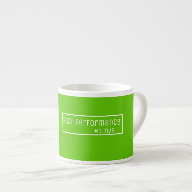 Élégant Espresso Coffee Star Performance Mug #1 (Devant droit)