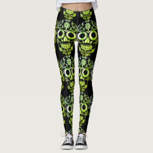 Élégant et joli leggings crâniens