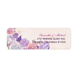 Élégant Étiquette de adresse de mariage