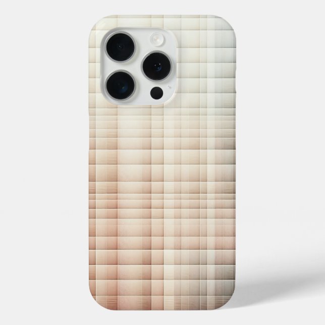 Élégant Étui de Téléphone à Micro-Grille à Dégradé (Verso)