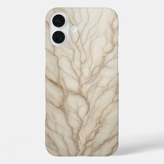 Élégant Étui en Marbre Beige Crème Luxueux en Form