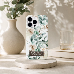 Élégant étui iPhone Case-Mate à motif floral aquar