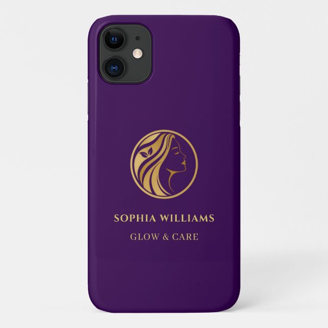 Élégant étui pour iPhone avec logo promotionnel po (Dos)