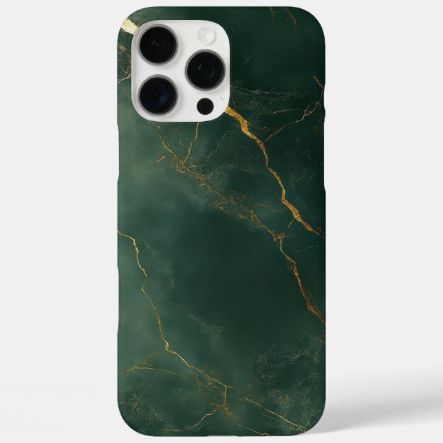 Élégant étui pour iPhone / iPad en marbre bleu (Verso)