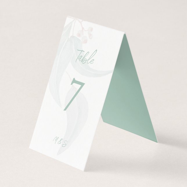 Elégant Eucalyptus Mint Boho Chic (Front)