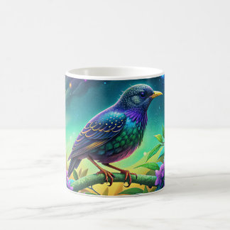 Elégant européen Starling Mug Nature's Iridescente