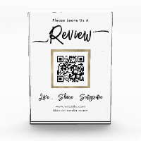 Élégant examen des affaires Code QR Bloc photo