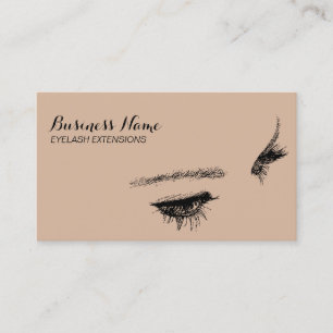 Elegant Eyelash Extensions Cartes de visite