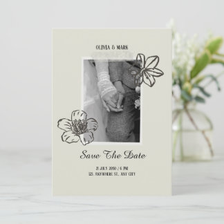 Élégant faire-part de mariage
