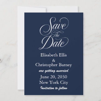 Élégant Faire-Part de Mariage Calligraphié