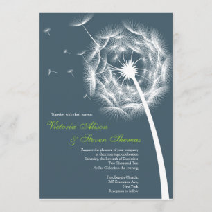 Élégant faire-part de mariage Dandelion