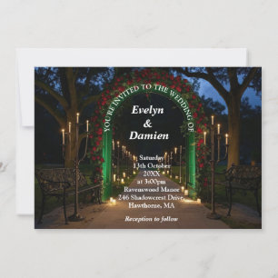 Élégant Faire-part de mariage gothique