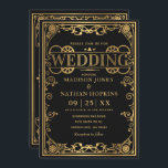 Elégant Faire-part de mariage victorien Steampunk<br><div class="desc">Design mariage élégant et moderne inspiré du steampunk. Le design n'est pas un vrai papier peint. Vous pouvez customiser plus loin en cliquant sur le bouton "PERSONNALISER". Objets correspondants dans notre boutique pour un thème de fête complet. Pour toute question complémentaire,  veuillez nous contacter à l'adresse ThePaperieGarden@gmail.com</div>