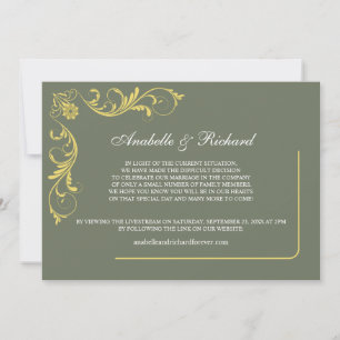 Élégant Faire-part Mariage victorien