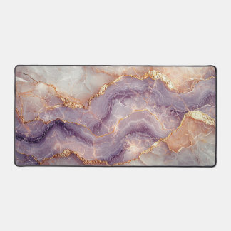 Elegant Faux Marble Mauves and Gold