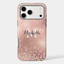 Elégant Faux Rose Gold Foil Personnalisé