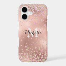 Elégant Faux Rose Gold Foil Personnalisé
