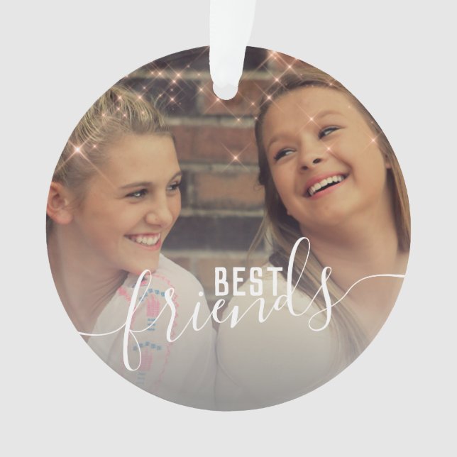 Elégant faux rose or coutume meilleures amis photo (devant)