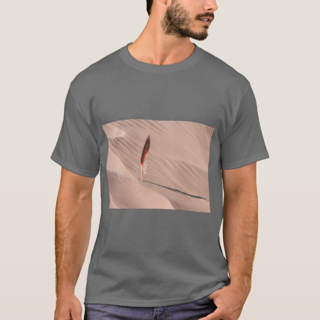 Elegant Feather T-Shirt – Light, Soft & Graceful  (Devant)