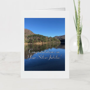 Elégant, Félicitations Jubilé d'argent, Carte