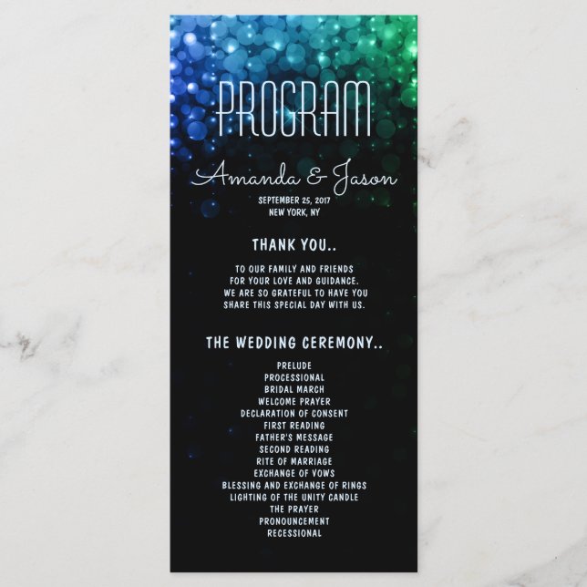 Élégant feu de couleur paon bokeh programme de mar (Devant)