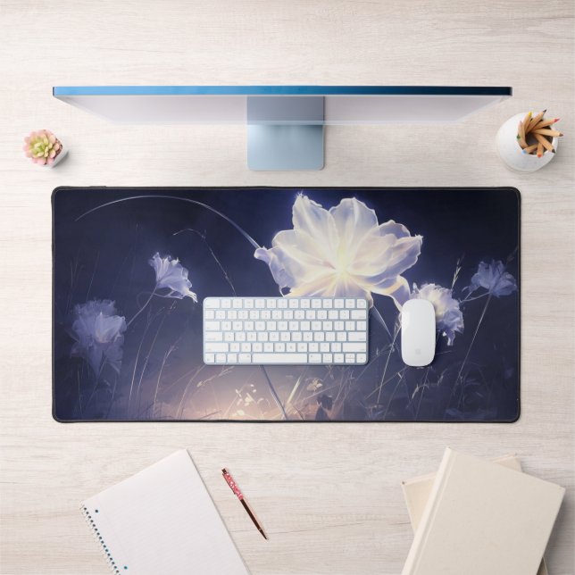 Élégant Feuille vert sur Arrière - plan beige doux (Bureau 1)