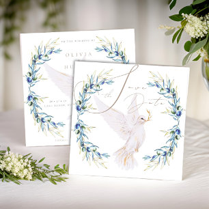 Elégant Feuilles de la colombe et de l'olive Sauve