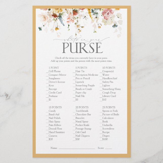 Élégant Fleur sauvage Jeu de Fête des mariées Jaun (Devant)