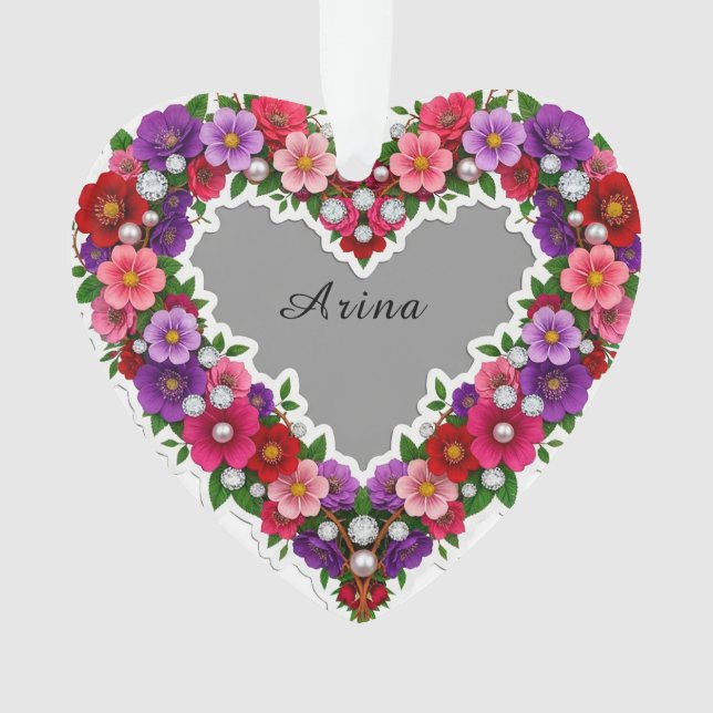 Elegant Floral Heart Design (devant)
