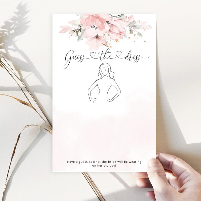 Elégant floral roux Guess la robe jeu de mariée (Créateur téléchargé)