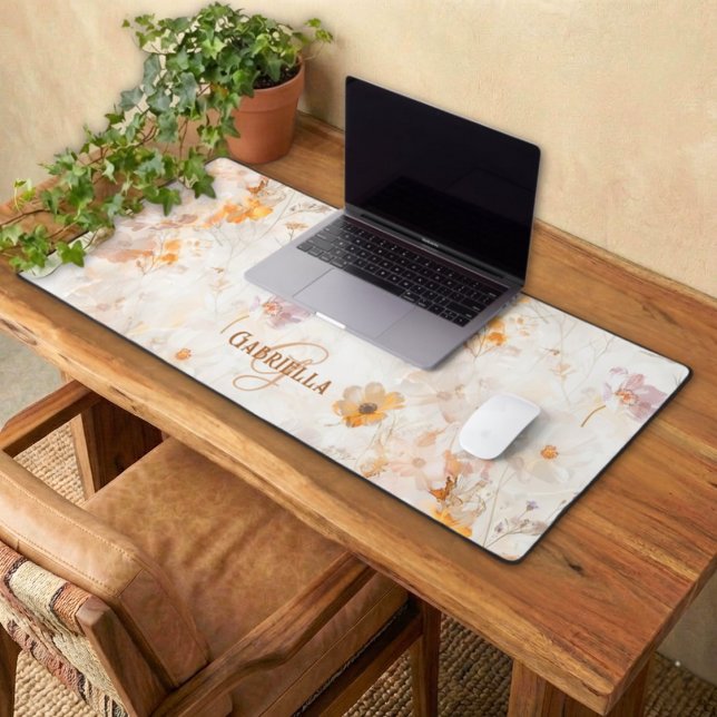 Elegant Floral Watercolor Custom Monogram (Créateur téléchargé)
