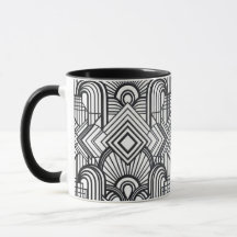 Elegant Geometric Pattern Coffee Mug