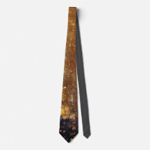 Elegant Gold Accent Tie / Cravate élégante