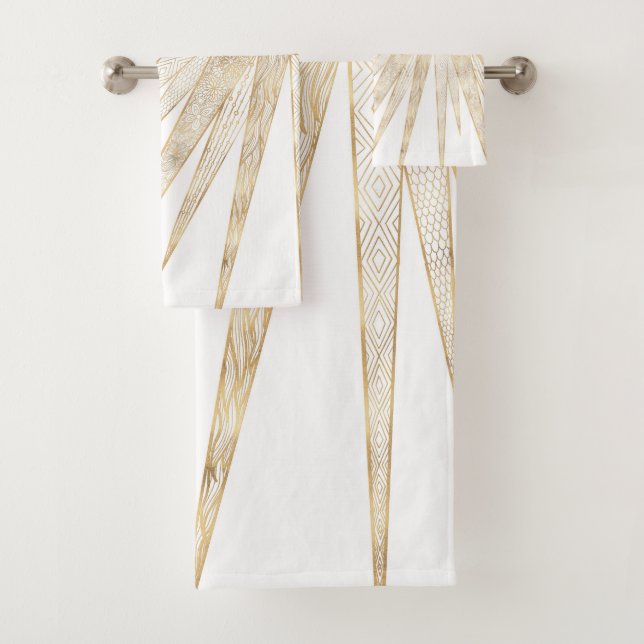 Elegant Gold Doodles Sun Moon Mandala Design (En situation)