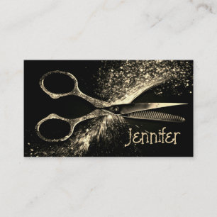 Elégant Gold Glam Hairstyliste Rendez-vous