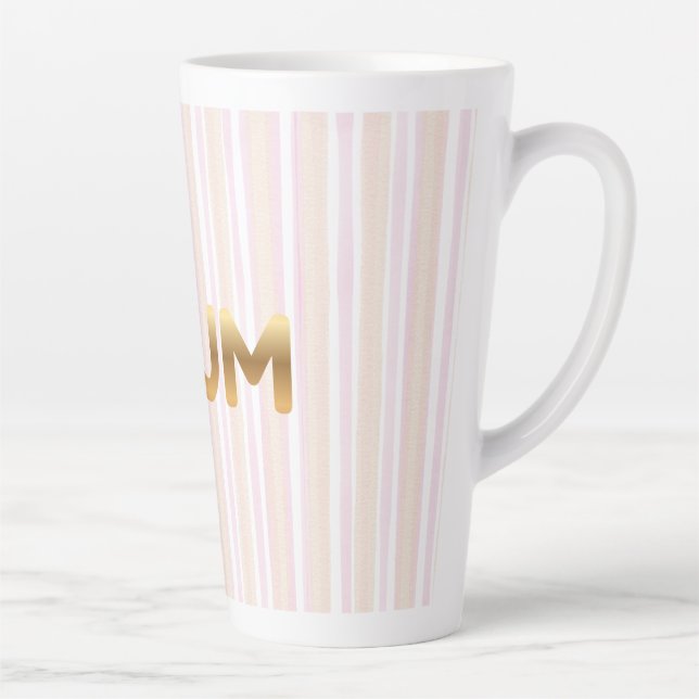 Elegant Golden MUM Mug - Minimalist Mother's Day  (Droite)