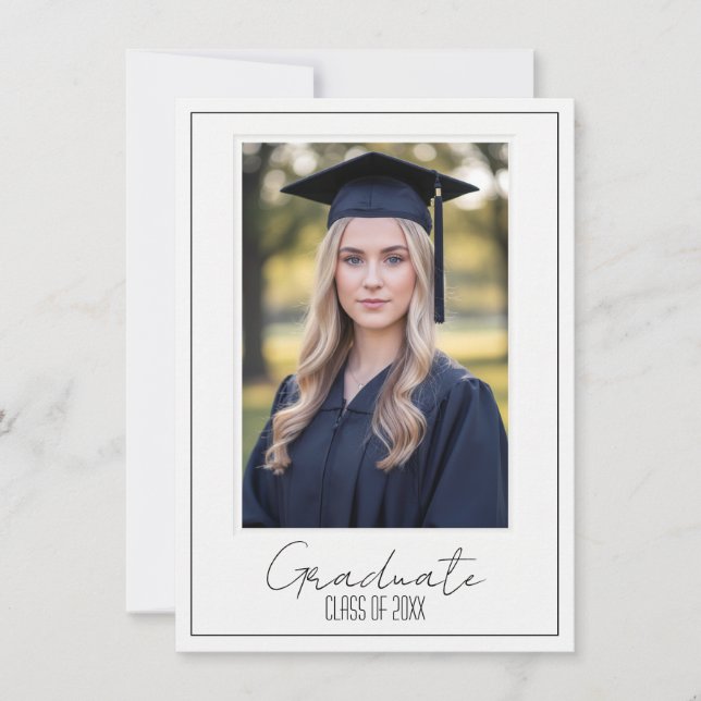 Elegant Graduation Party Invitation (Devant)