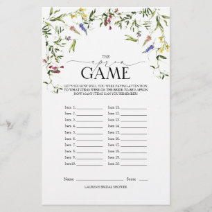 Élégant jeu de Fête des mariées Fleur sauvage d'ét