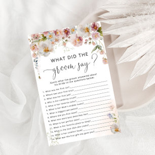 Élégant jeu de Fête des mariées florale rose pâle