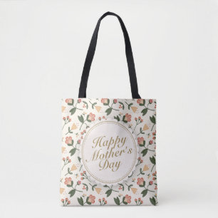 Elégant Joyeux Sac fourre-tout de cadre floral Fêt
