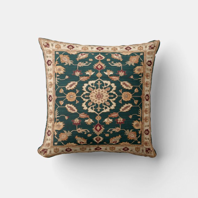Élégant Kilim Vert Coussins : Transformez votre es (Recto)