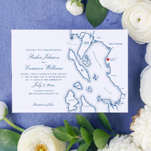 Élégant Lairmont Manor Bellingham Mariage de carte