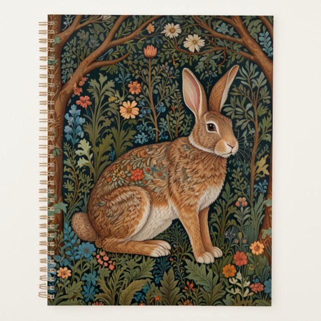 Élégant lapin boho brun (Devant)