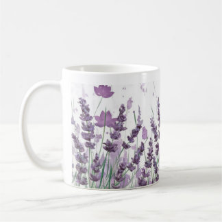 Elégant Lavane Fleurs Mug