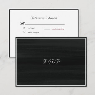 Élégant Lave-encre RSVP