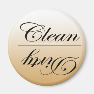 Élégant lave-vaisselle propre/sale Magnets