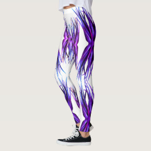 Élégant Leggings Art Plante